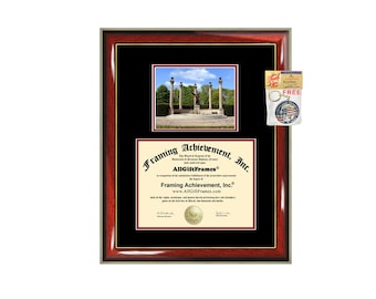 BSU diploma frame Ball State University degree frames framing gift graduation plaque campus certificate document college