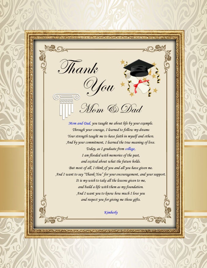 thank you gifts for mom and dad