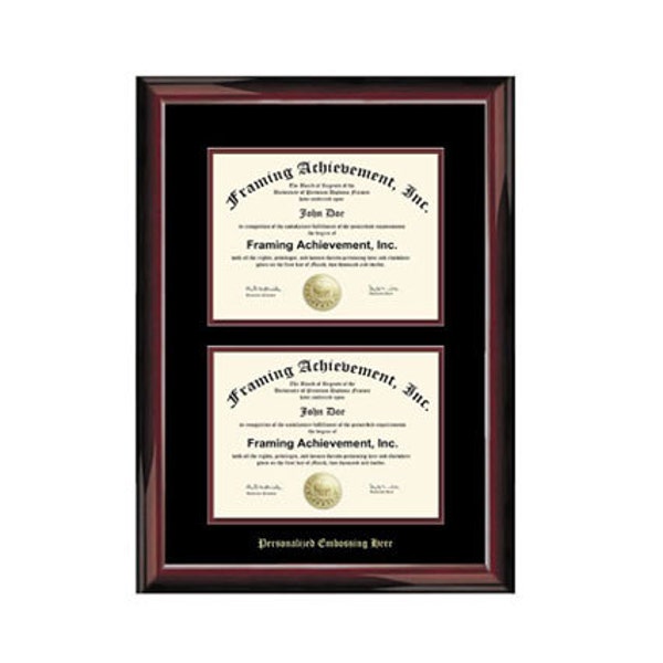 Double Diploma Frame Etsy