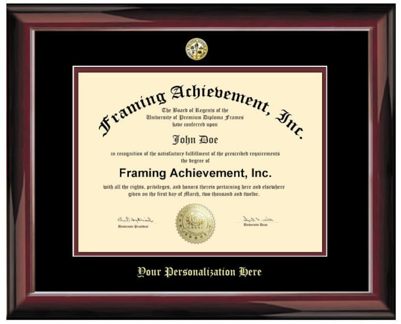 Diploma Frame University Graduation Degree Frames Glossy Image 0