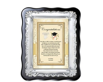 Graduation Gift Plaque Present for High School or College University Graduate Congratulations Law School Medical Medicine