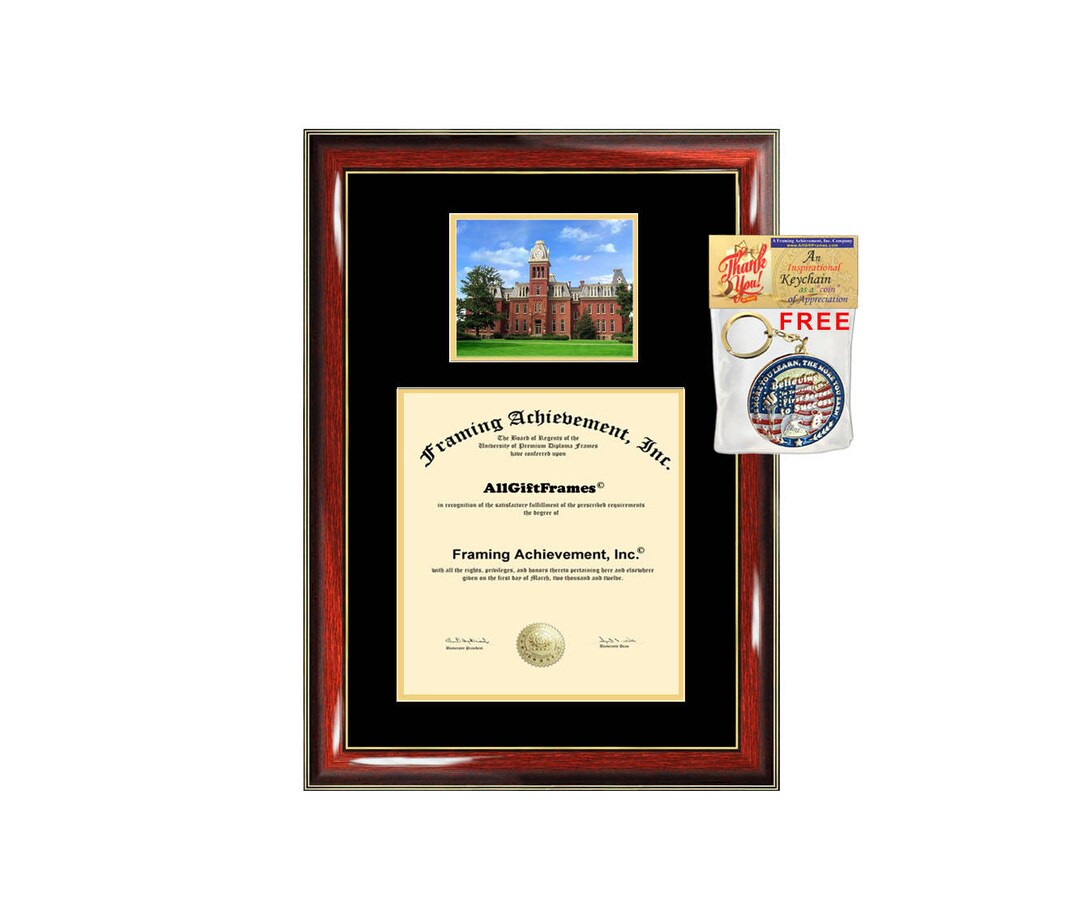 WVU Diploma Frame West Virginia University Certificate Framing Graduation Document Plaque Degree