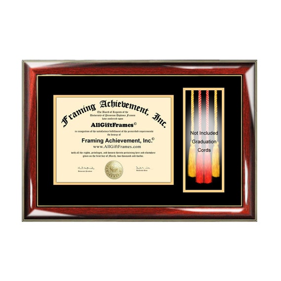 College Graduation Tassel Frame University Degree Holder Certificate  Framing