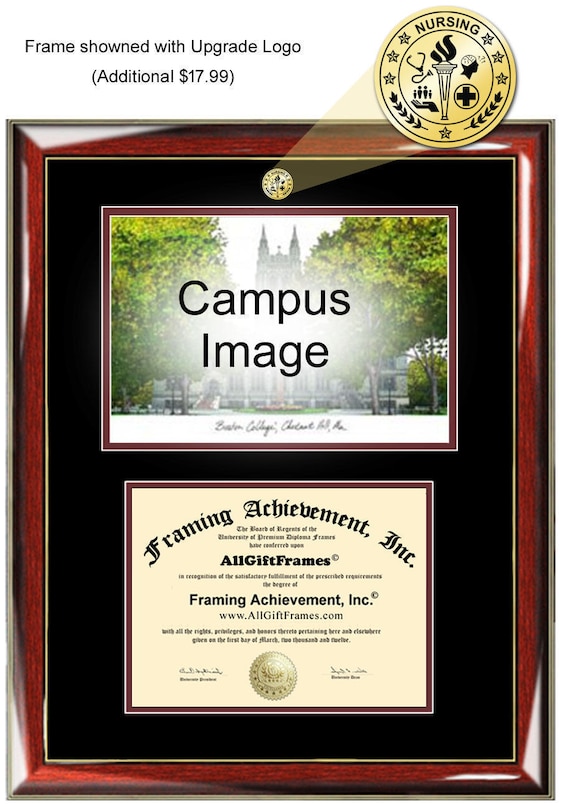 Campus Images University of Illinois Urbana-Champaign 11w x 8.5h Gold Embossed Diploma Frame