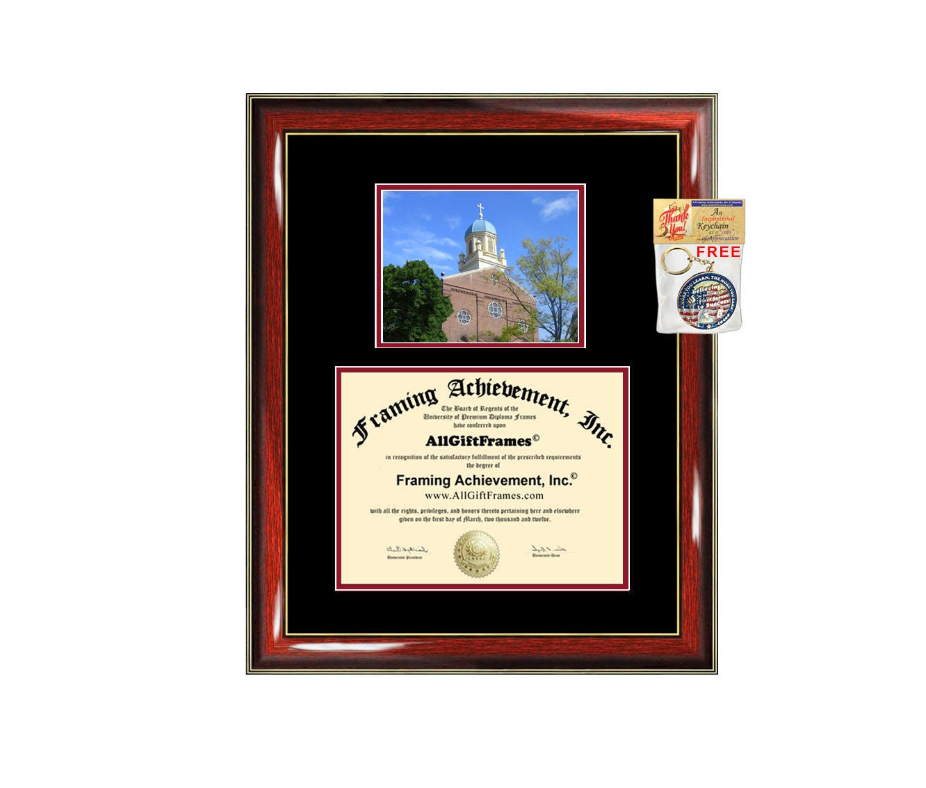 University of Dayton diploma frame campus photo certificate Etsy