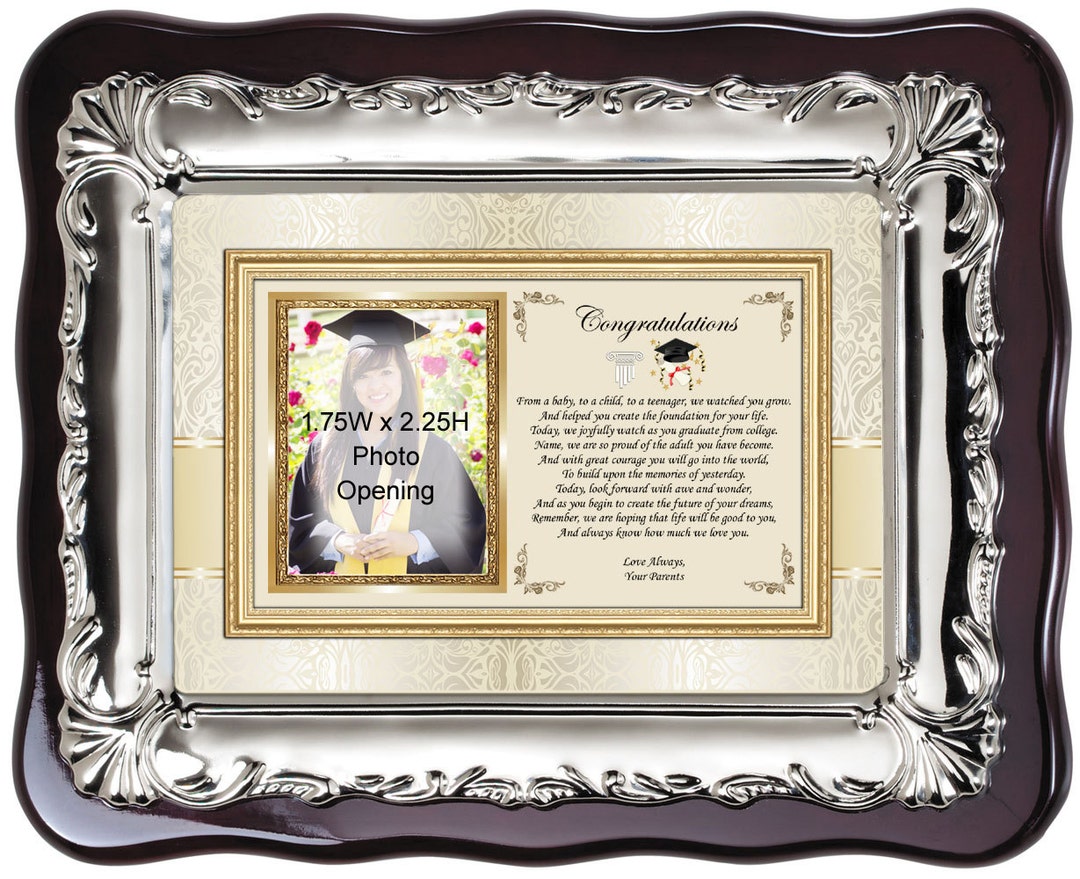 Graduation Picture Frame Personalized Graduate Photo Frame Gift for