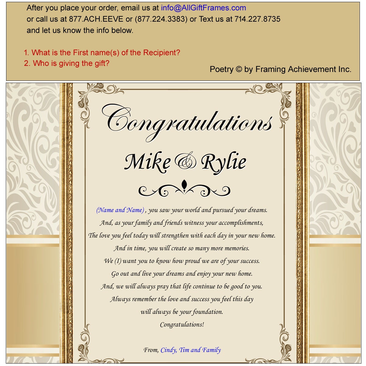 Personalized Housewarming Gift Frame Unique New Home Buyer Presents Home Sweet Home Gifts Traditional Housewarming