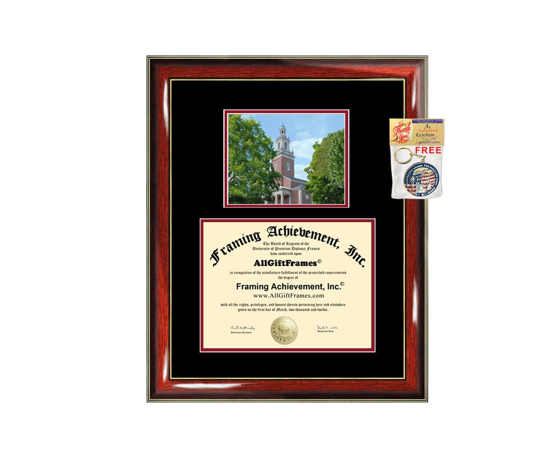 Denison University Diploma Frame Denison Degree Frames Framing Gift