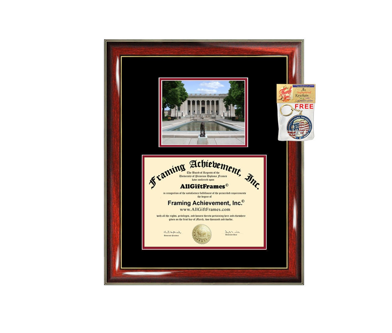 Rutgers University Camden diploma frame campus certificate Rutgers