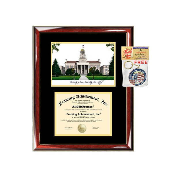 University of Iowa Picture Frames Etsy