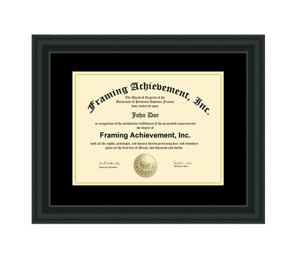 diploma frames graduation certificate frames satin rich black top