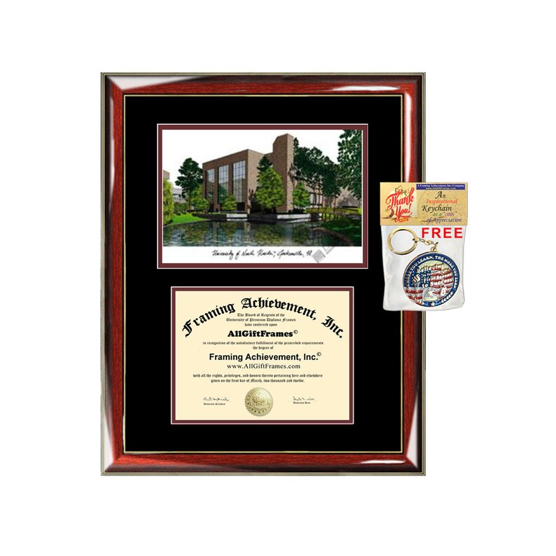 University of North Florida diploma frames UNF lithograph degree frame