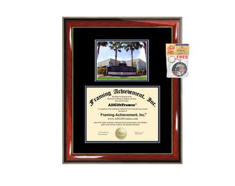 National University diploma frame campus certificate National degree frames framing gift graduation plaque document certification