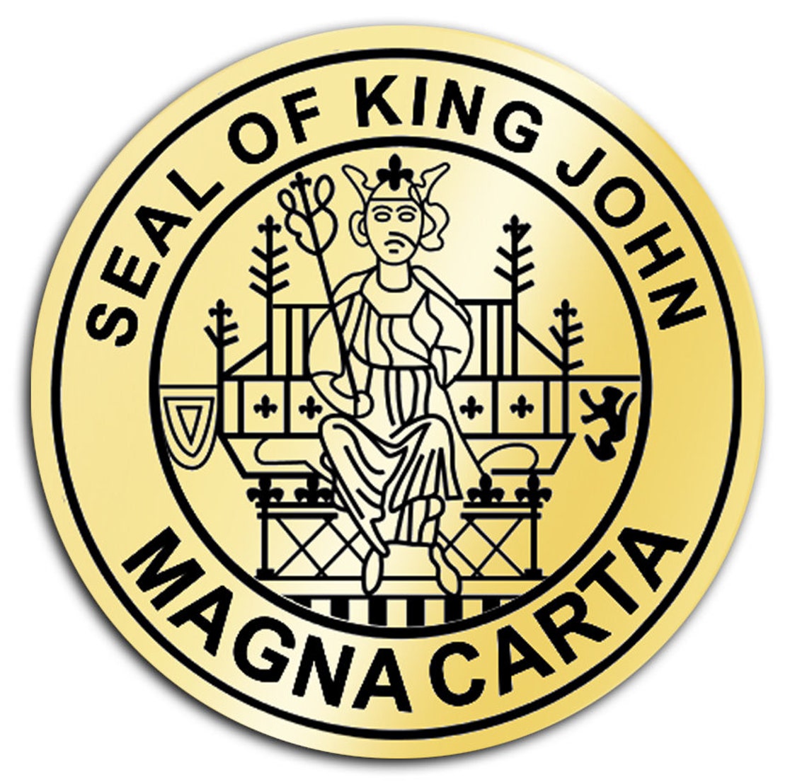 The Magna Carta Copy King John Replica Translated in English Etsy