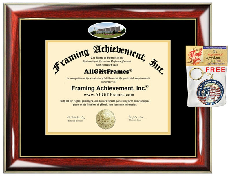 Oral Roberts University diploma frame ORU degree framing gift campus certificate graduation frames shops plaque document certification