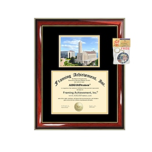 Lynn University diploma frame campus picture certificate college degree school frames framing gift graduation plaque document college holder