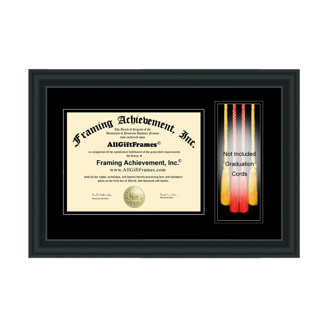 Graduation Cord Box Frame University Diploma Frame College Etsy