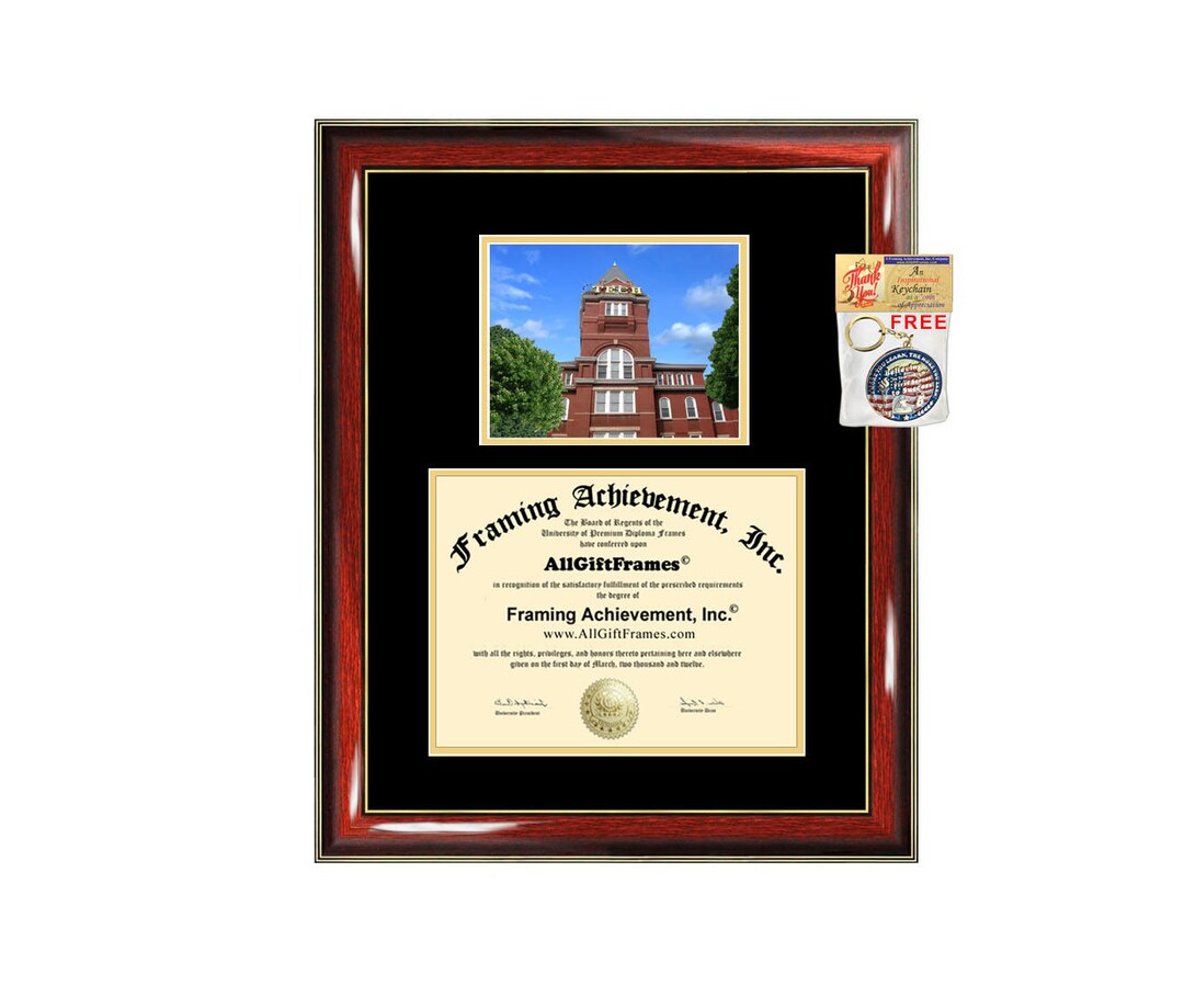 Tech Diploma Frame Certificate Institute of Etsy