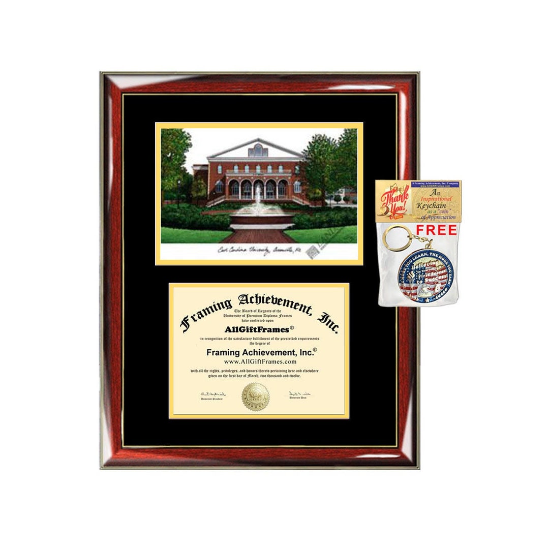 ECU Diploma Frames East Carolina University Lithograph Frame Etsy