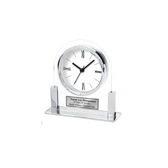Personalized Retirement Clock Gift Engraved Desk Table Clock for Wedding Anniversary Employee Service Award Recognition Etched Retire Birthday Graduation