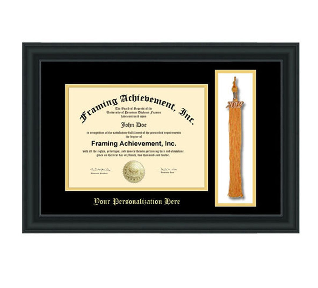 Graduation Tassel Holder Frame College Diploma Frame Top Mat Etsy