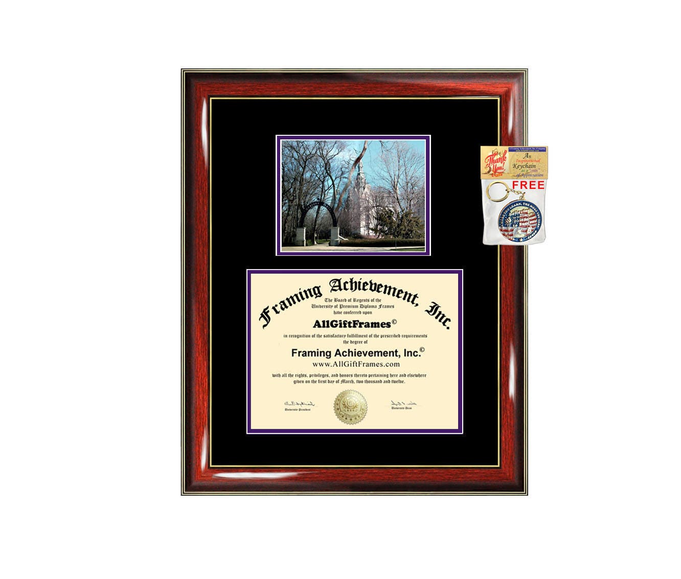 Northwestern University diploma frame campus degree - Etsy España