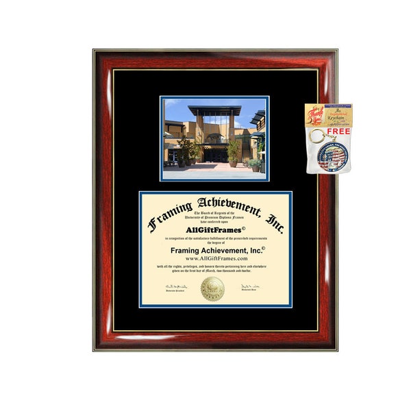 UCI diploma frame University of California Irvine certificate framing graduation gift graduate document college plaque  campus photo