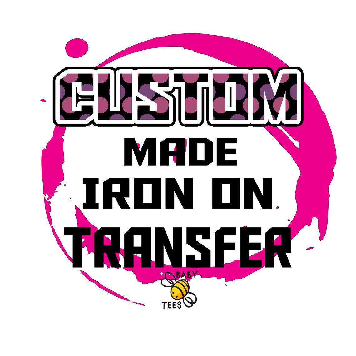 CUSTOM Made Iron on Transfer Shirt Image Printable digital Etsy UK