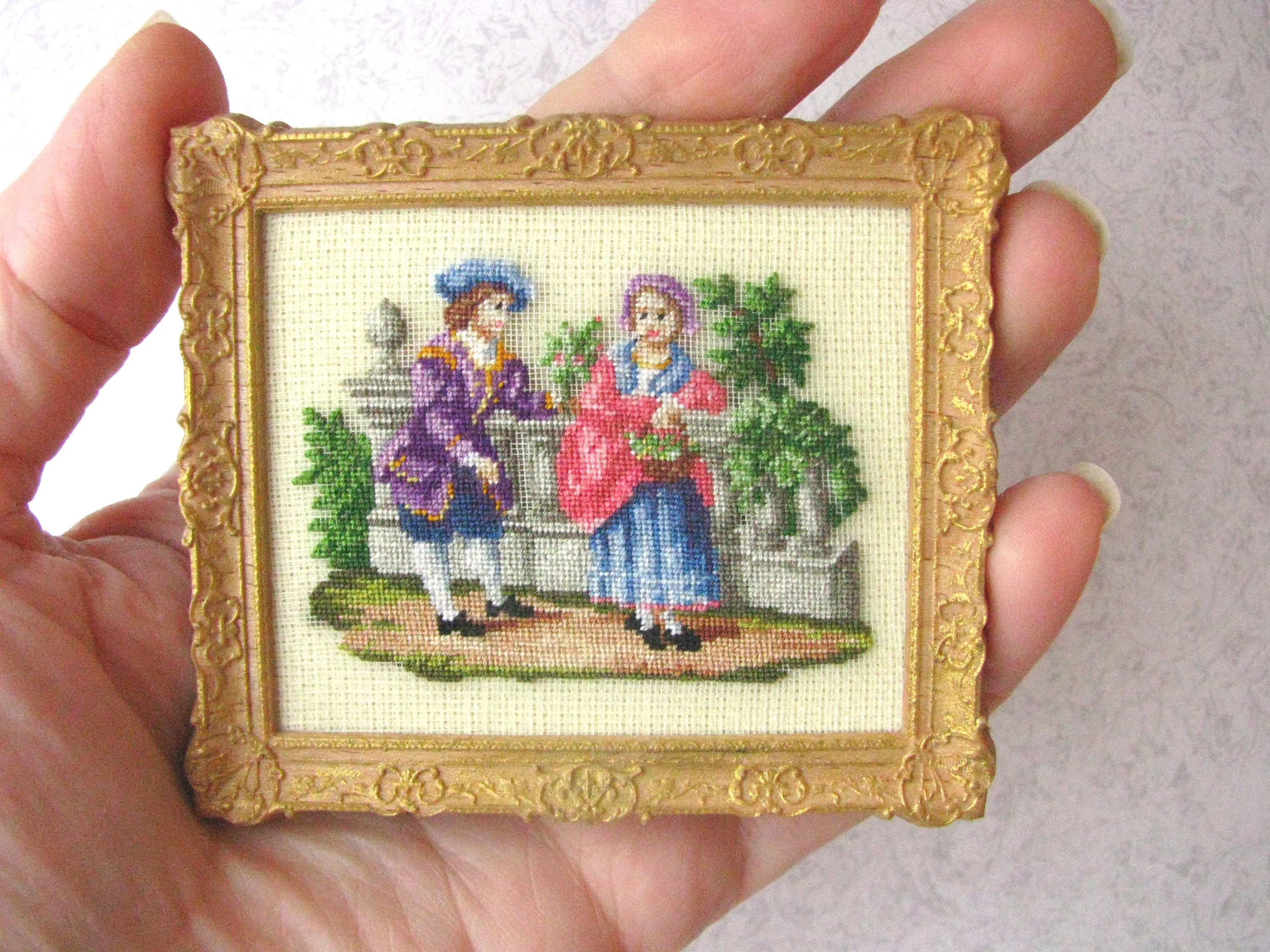 Miniature embroidery miniature embroidery KIT for a Etsy
