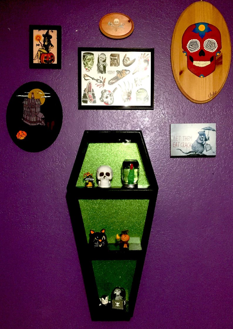 Coffin Tabletop and Wall Shelves by CoffinUp Coffin Tabletop and Wall Shelves by CoffinUp