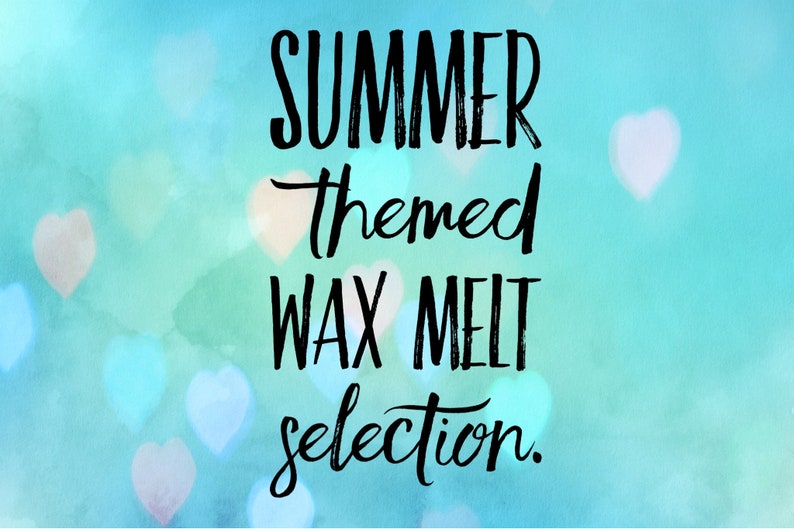 Summer Themed Book Inspired Wax Melts
