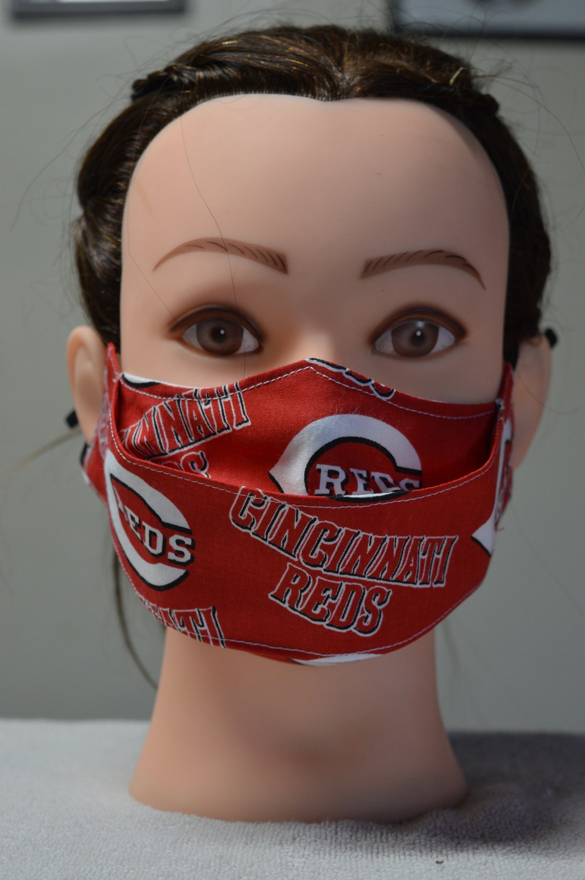 MLB Baseball Cincinnati Reds Face Mask Adjustable Mouth Guard Etsy