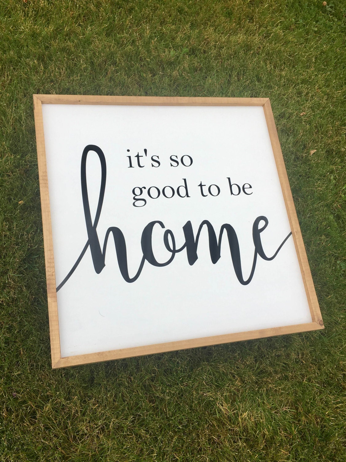 It's so Good to Be Home/farmhouse Decor/fixer Upper/rustic Etsy