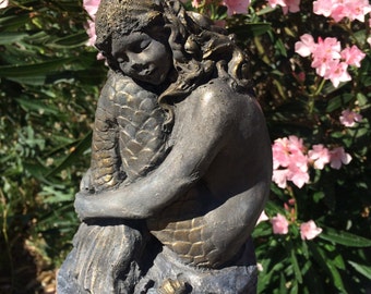 Concrete garden decor | Etsy