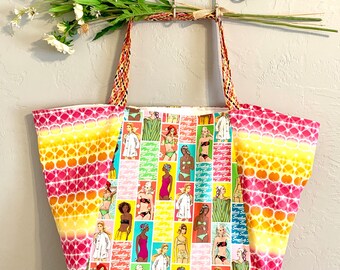 Bright Girly Large Eco Tote Shopper Bag