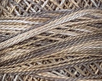 Valdani 12Wt- 0538 Cottage Smoke - Single Skein/Ball Thread-Perle Cotton for Wool Applique