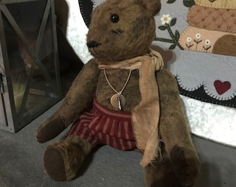 Handmade-Primitive Olde Bear!