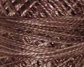 Valdani 12Wt- 0512 Chimney Dust- Single Skein/Ball Thread-Perle Cotton for Wool Applique