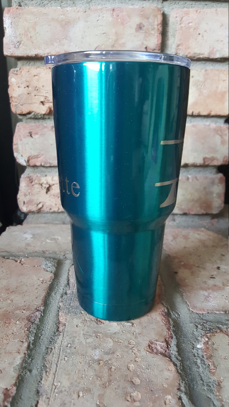 Candy Color Powder Coated Stainless Steel Tumbler Etsy