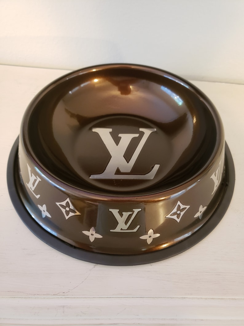 Stainless Steel Powder Coated Dog Bowl Etsy