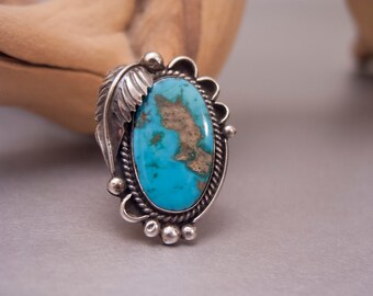 Southwestern Turquoise Sterling .925 Ring