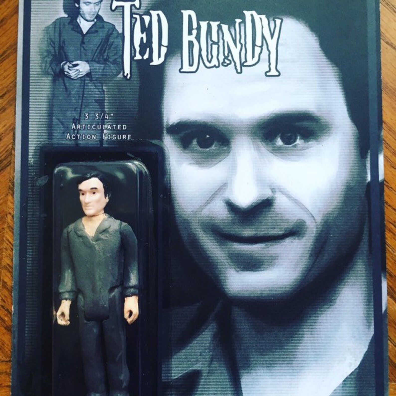 Ted Bundy 3.75 scale action figure true crime Etsy