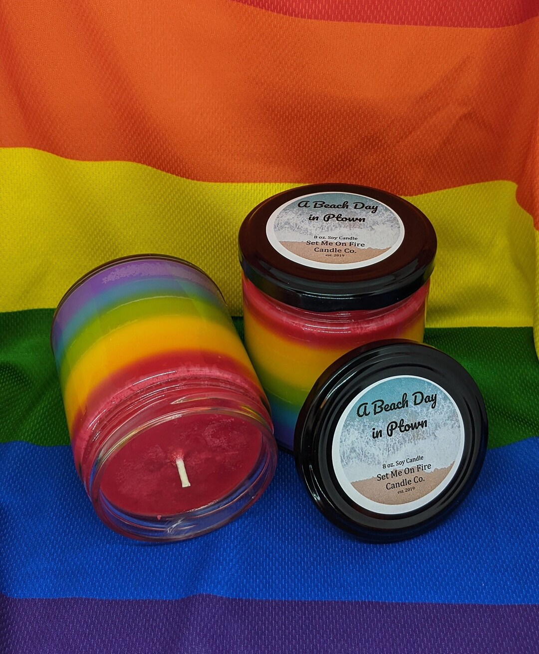 A Beach Day in Ptown, 8 Oz Small Batch, Hand Poured Candle From NYC