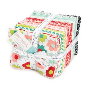 Handmade FAT QUARTER BUNDLE - Handmade Fabric by Bonnie & Camille for Moda Fabrics - Handmade Fat Quarter Pack 55140AB