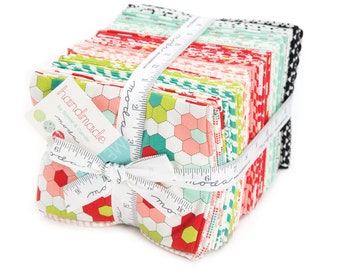 Handmade FAT QUARTER BUNDLE - Handmade Fabric by Bonnie & Camille for Moda Fabrics - Handmade Fat Quarter Pack 55140AB