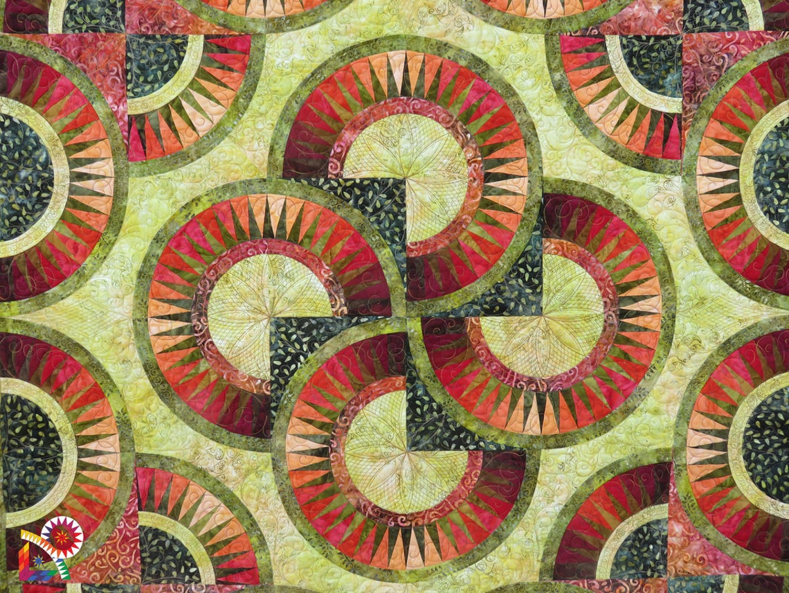 When Summer Ends Quilt PATTERN Be Colourful When Summer Ends Etsy