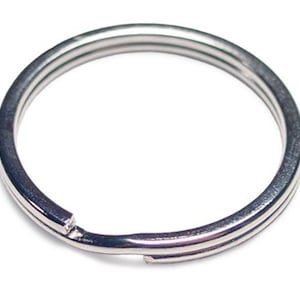 500pcs Key Rings Split Rings Keychain 25mm 1&quot; D heavy duty rings