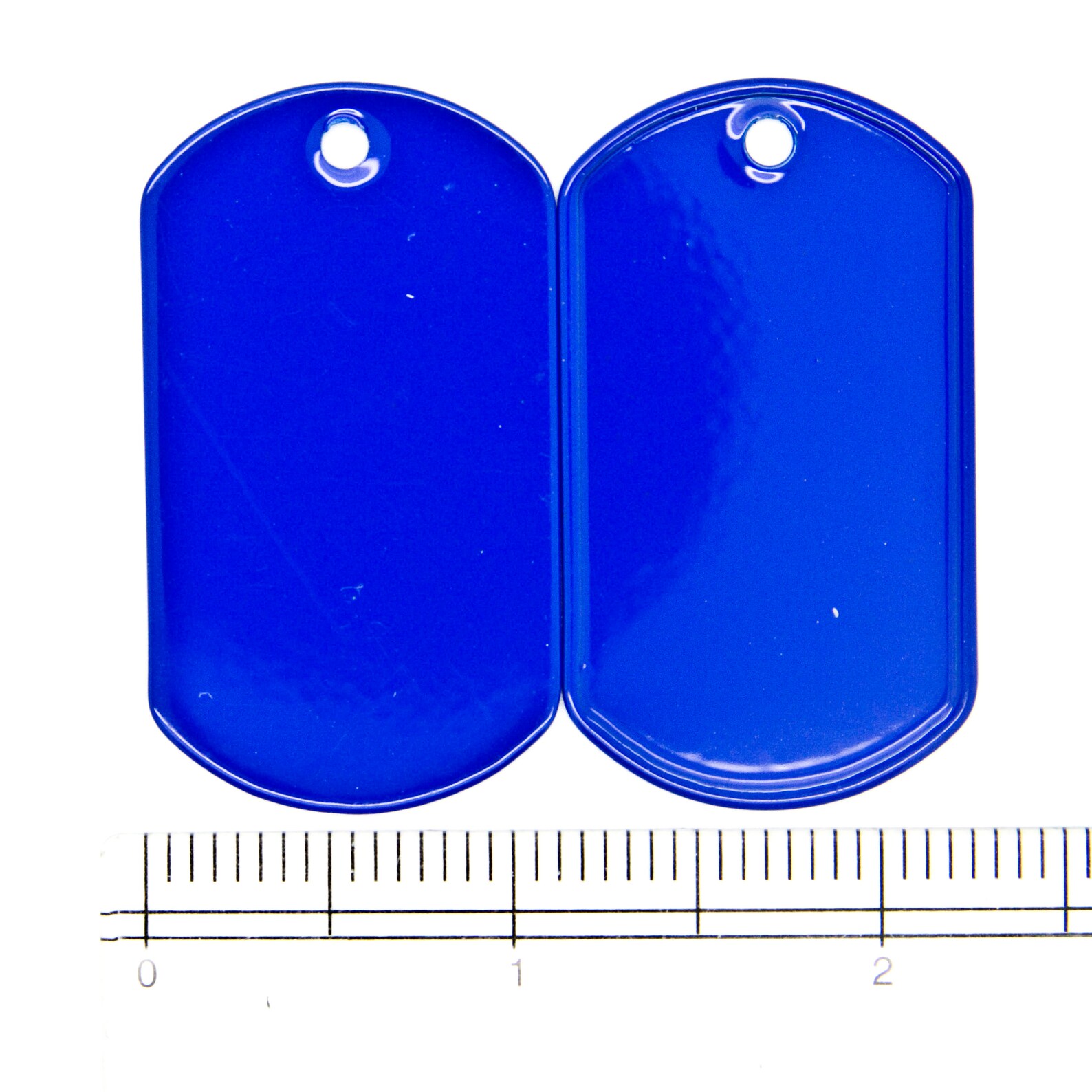 100pcs Blue Color Stainless Steel Military Spec Dog Tags Free Etsy