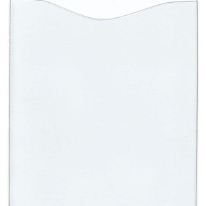 100 pieces - 4&quot; x 3&quot; Vertical Clear Vinyl Badge Holder with slot