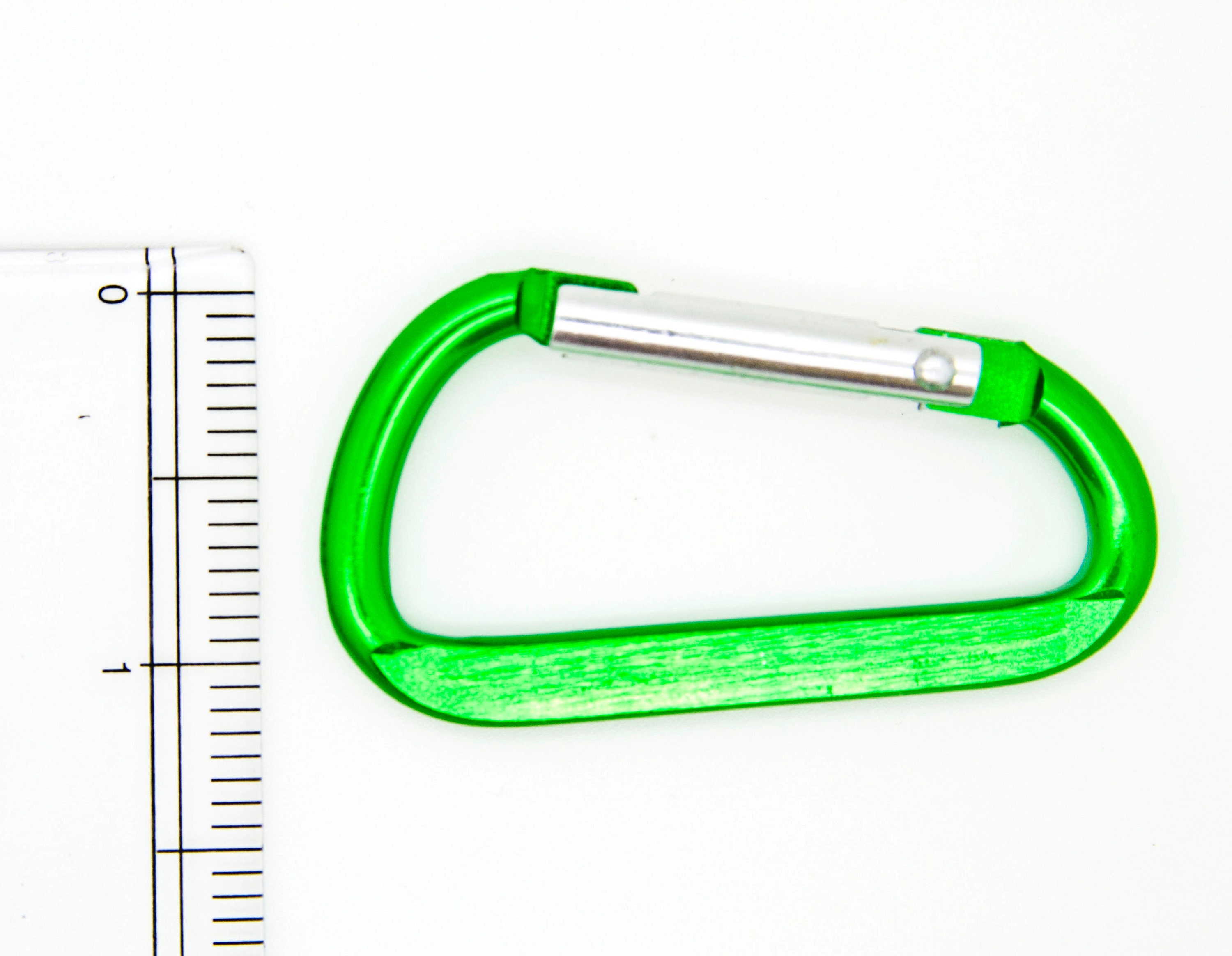 OnDepot 50-Pack Blue Carabiner Spring Clips – 2.25" Anodized Aluminum, Lightweight D-Ring Key Chains, Heavy Duty Hooks - View #3